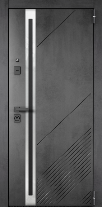 ULTIMATUM PRO PP, Панель MDF с ПВХ покрытием, UT-F3, ПВХ Бетон темный в Самаре